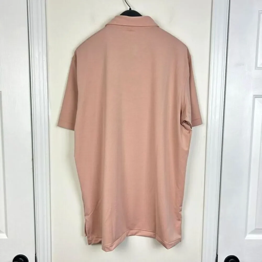 NEW Peter‎ Millar SUMMER COMFORT Men's Large Quick Dry Stretch Golf Polo Striped - Picture 4 of 7